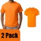Gildan Men's Ultra Cotton Short Sleeve T-Shirt, (S–5XL) Safety Orange Blank Tee for Custom Printing